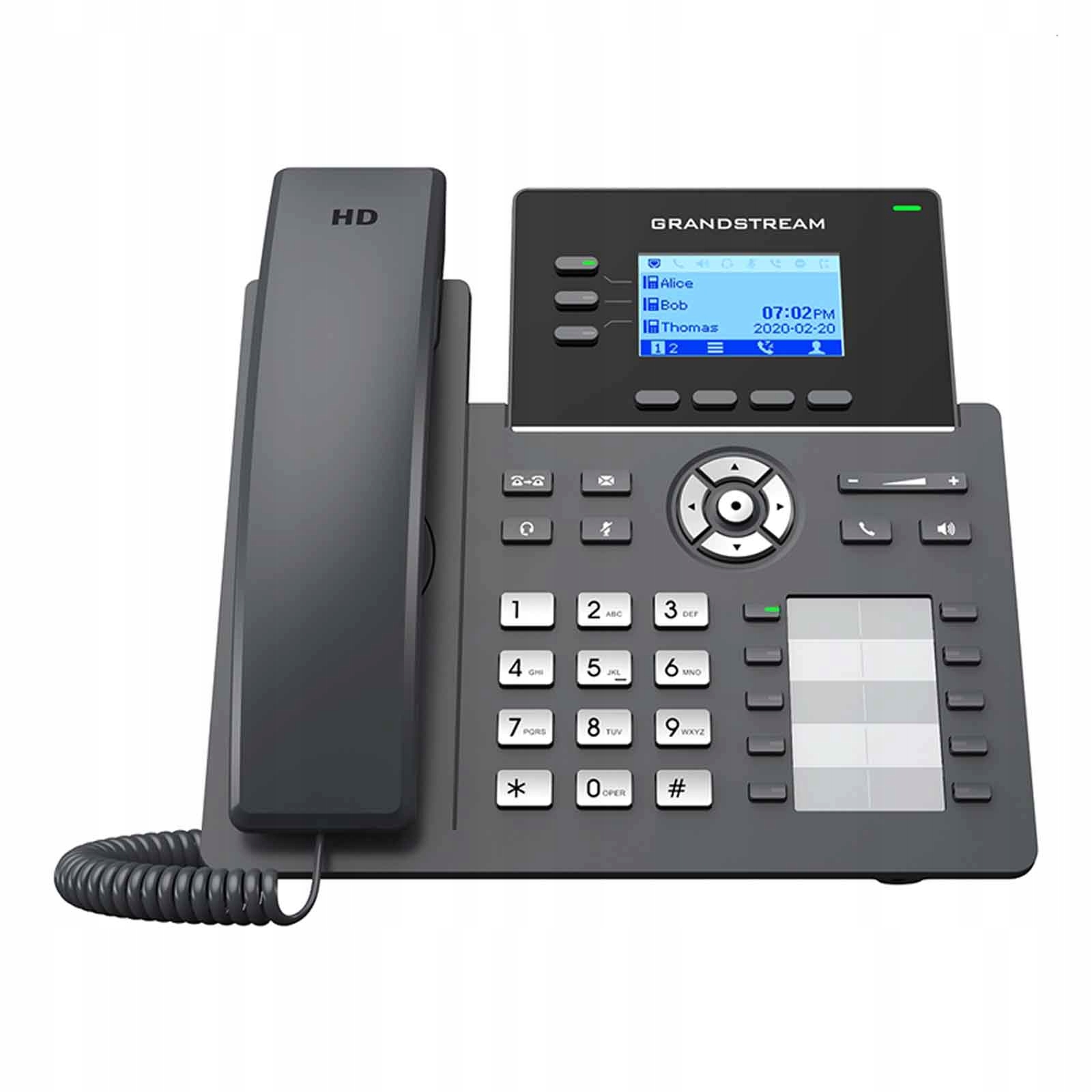 Ip telefon VoIP Sip 3-linkový Grandstream GRP2604