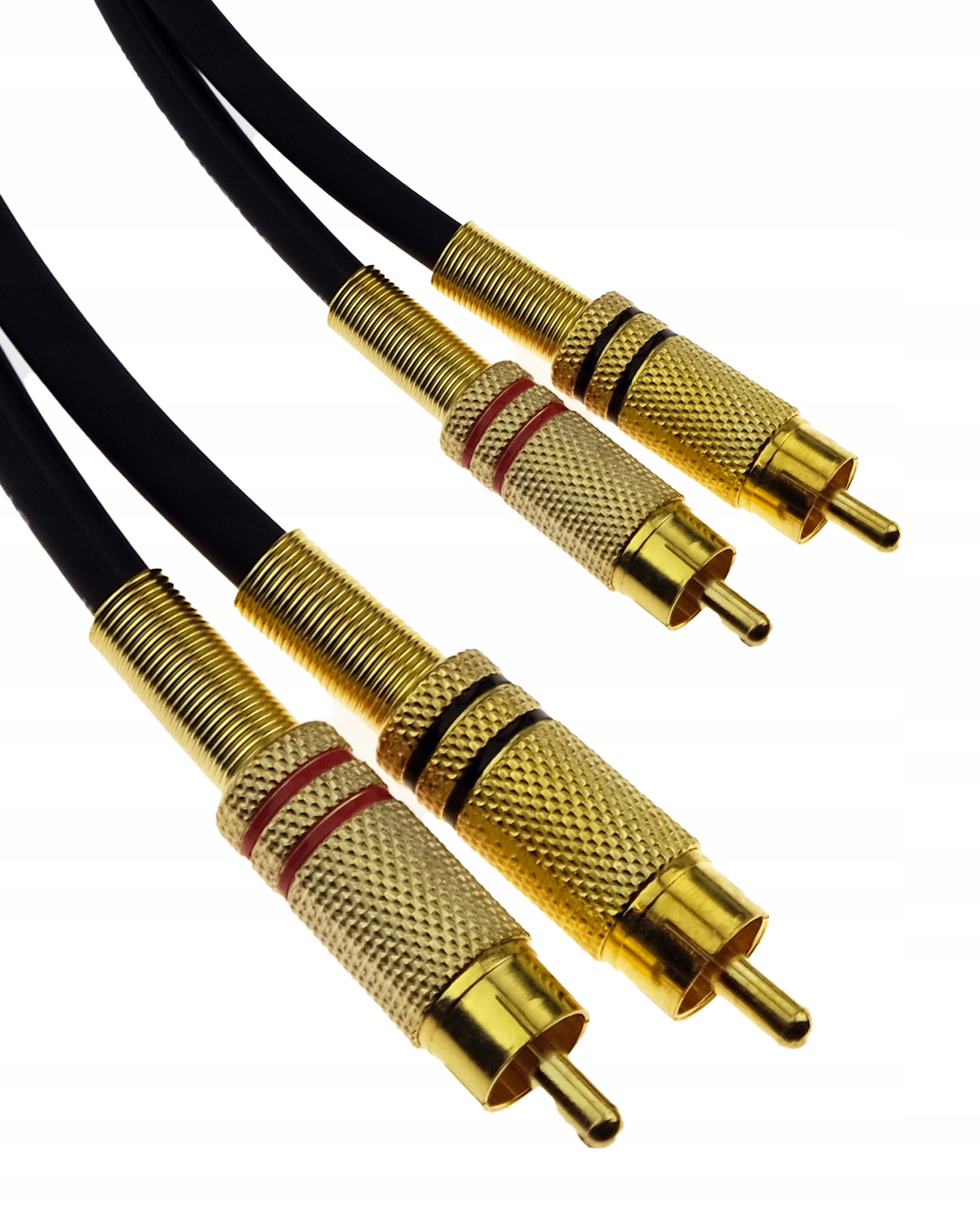 Kabel audio cinch 2RCA 2xRCA Cross-Tech R5 GOLD - 2m