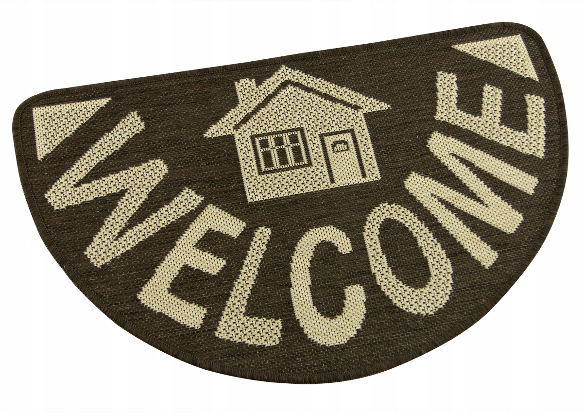 

50x80 cm Antypoślizgowa Wycieraczka Półokrągła