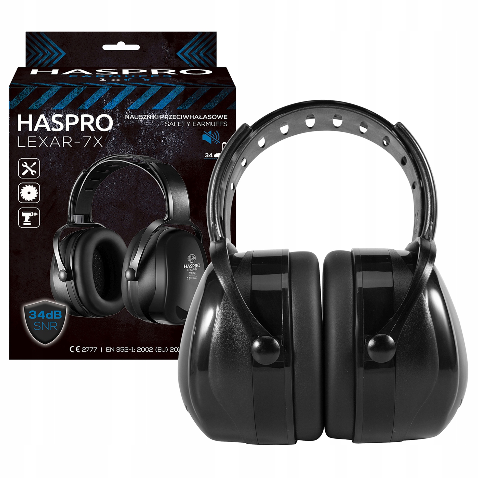 

Haspro Lexar-7X Nauszniki Ochronne Wygłuszające
