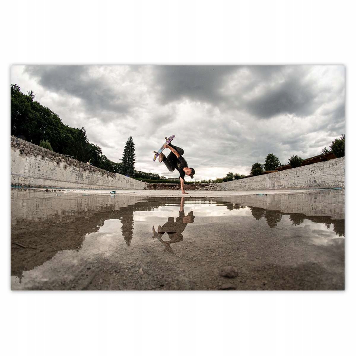 Plakáty 200x135 Skateboard Deska Skoky