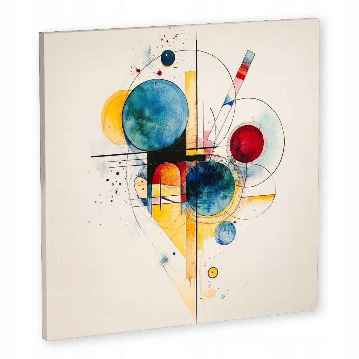 Obraz Na Plátně Canvas Abstrakce Geometrie Bauhaus Kandinský Styl 50x50