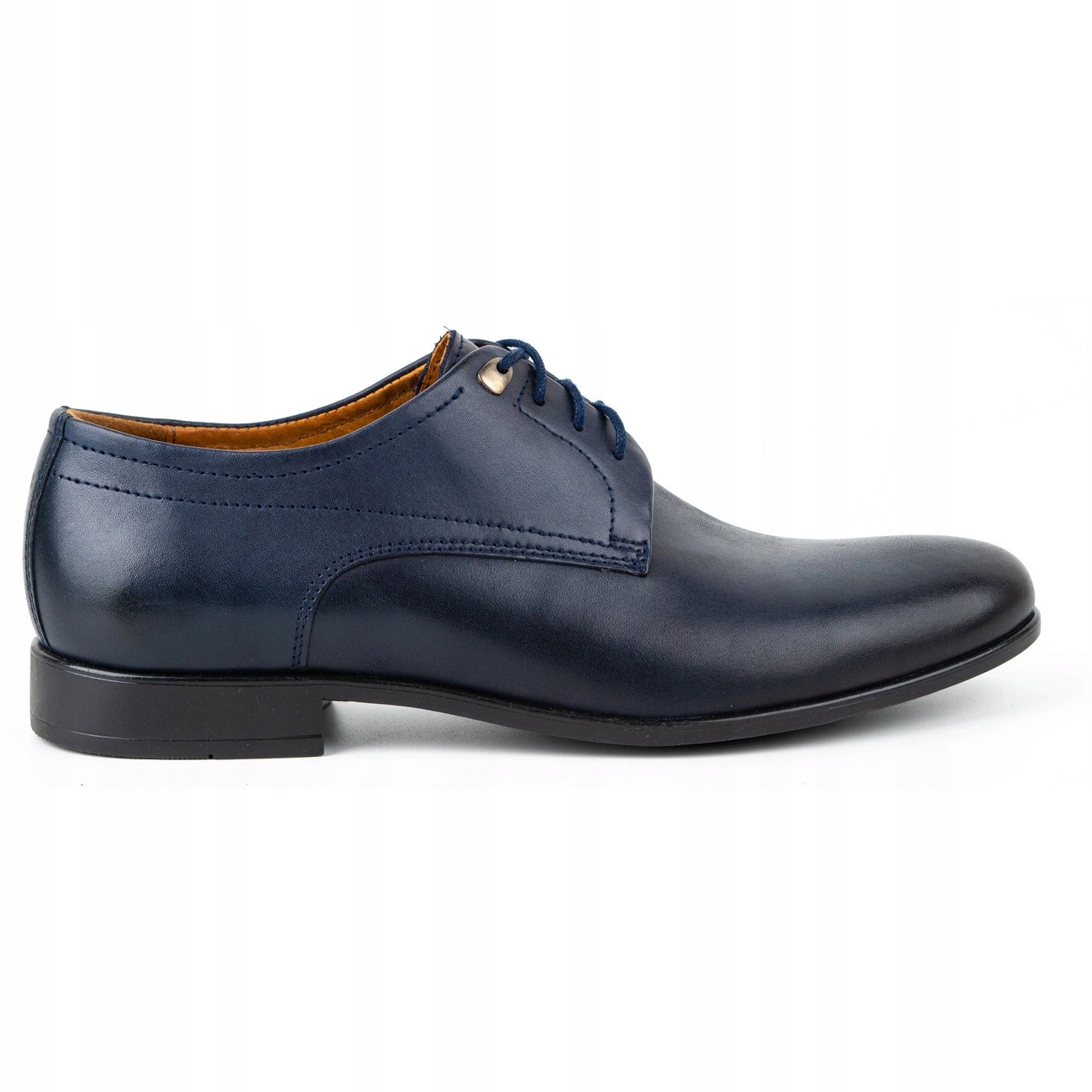 Pánské společenské kožené šněrovací boty 334/54 Kampol, modré, velikost 40