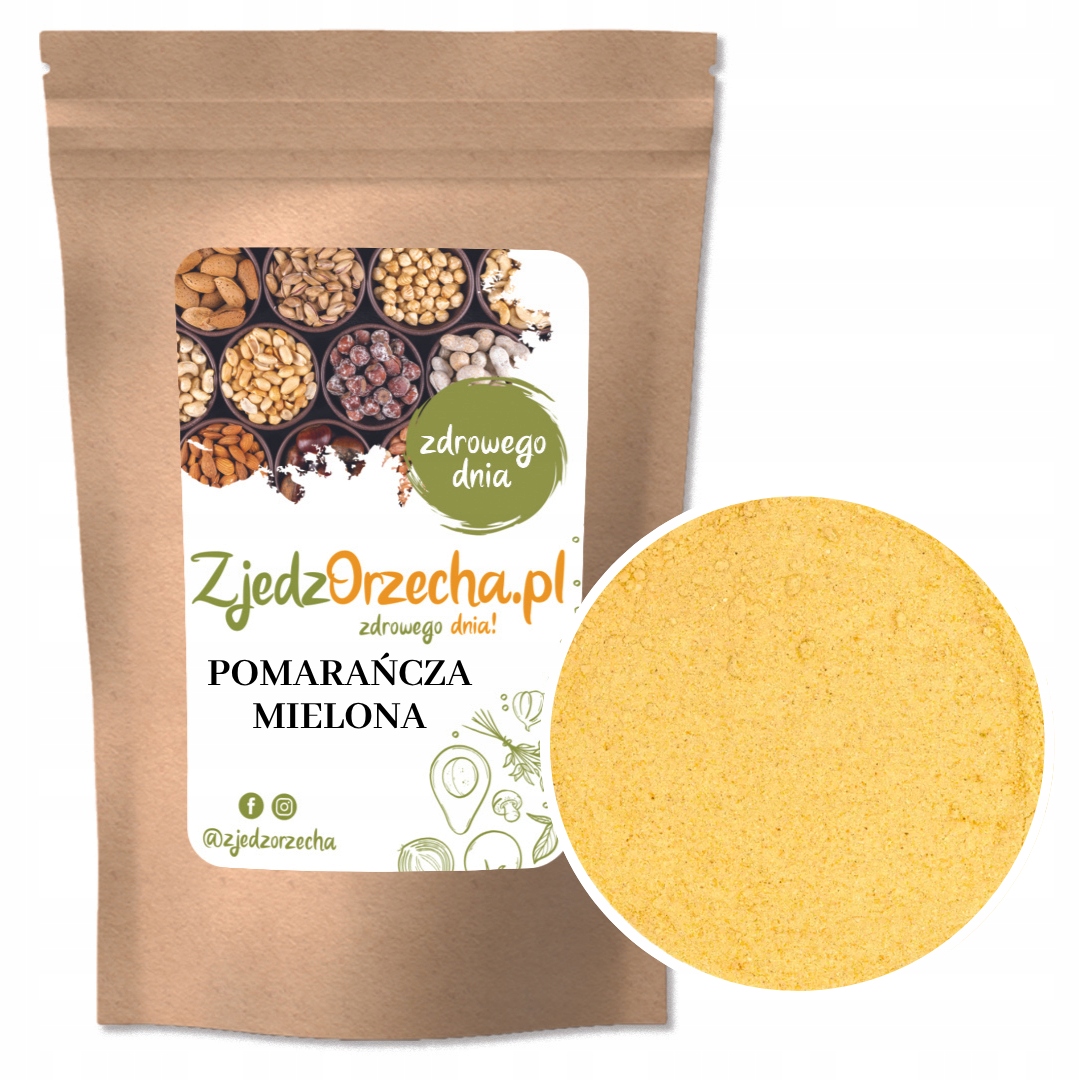 Pomeranč Mletá pomerančová kůra Prášek 10kg 10000g