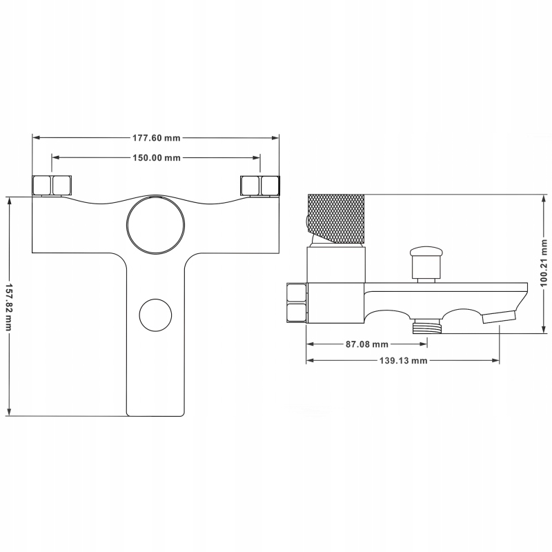 Mexen Royo One vanová baterie, Bílá/Chromovaná 72231-22