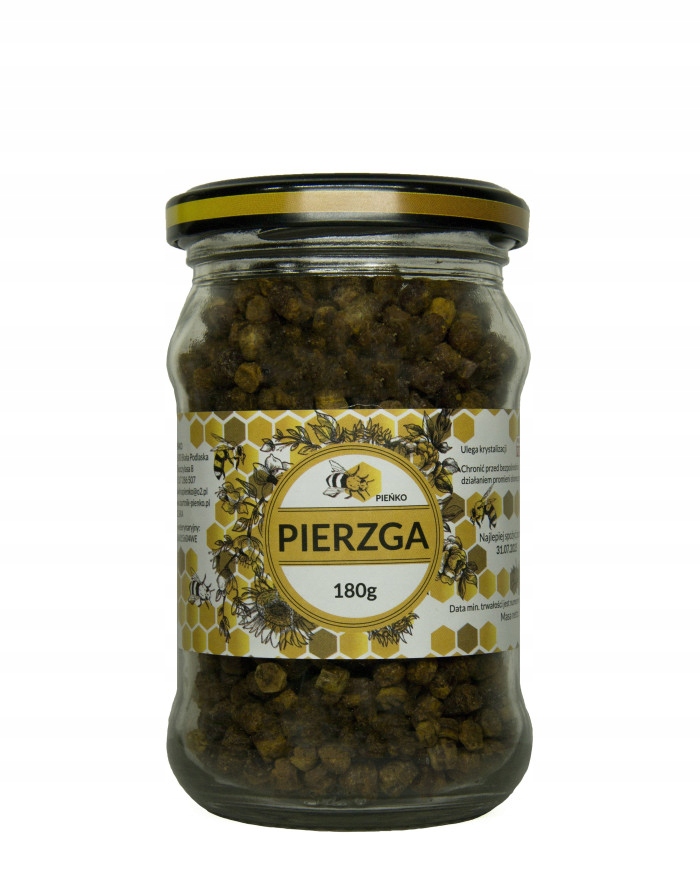 Perga Včelí kmen 180 g Čerstvá ve sklenici