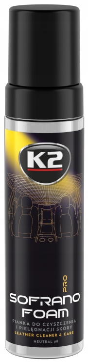 K2 Sofrano Foam Pro pianka do czyszczenia i pielęgnacji skóry 200 ml