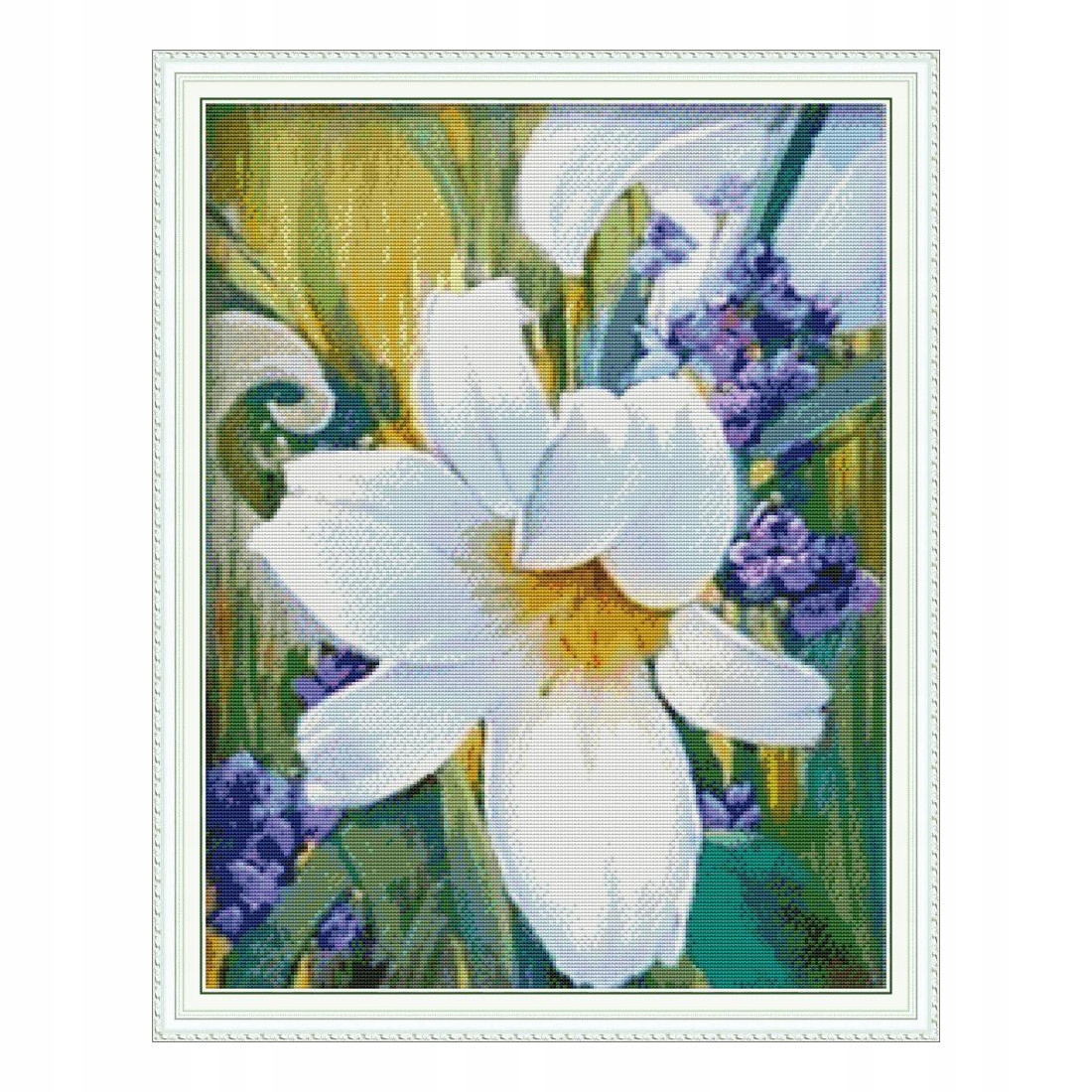 Křížková výšivka počítaná sada (kanva, mulina)