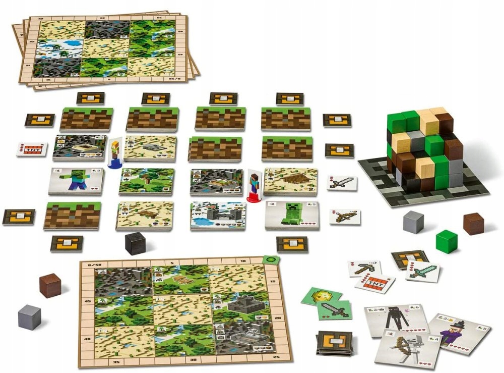 RAVENSBURGER Gra planszowa MINECRAFT PL GRATIS Nazwa Minecraft Builders&Biomes