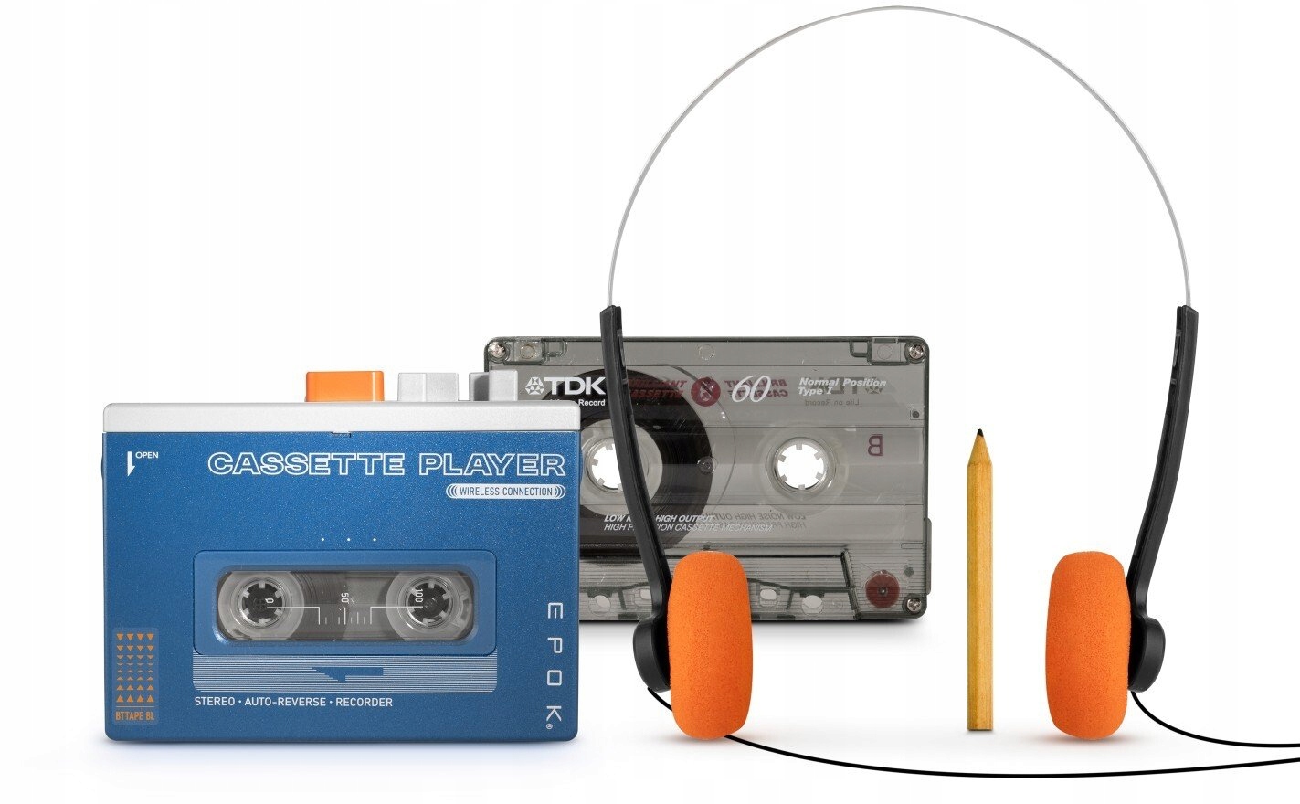 BigBen Big Ben Przenośny Odtwarzacz kaset z Bluetooth i wbudowanym