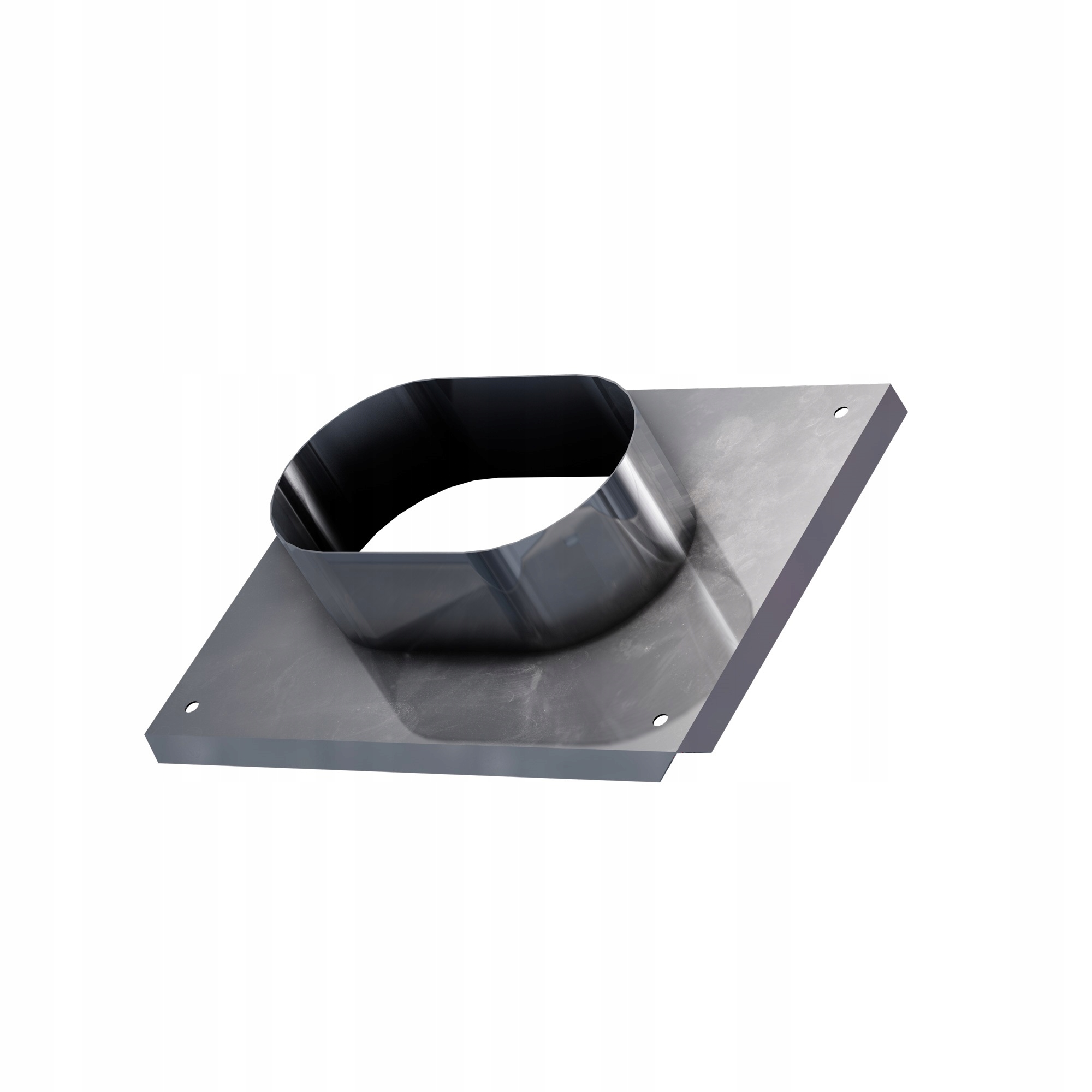 Ko Střešní přechod oválný 110x210 mm gr 1,0 mm komínová vložka ocel ovál
