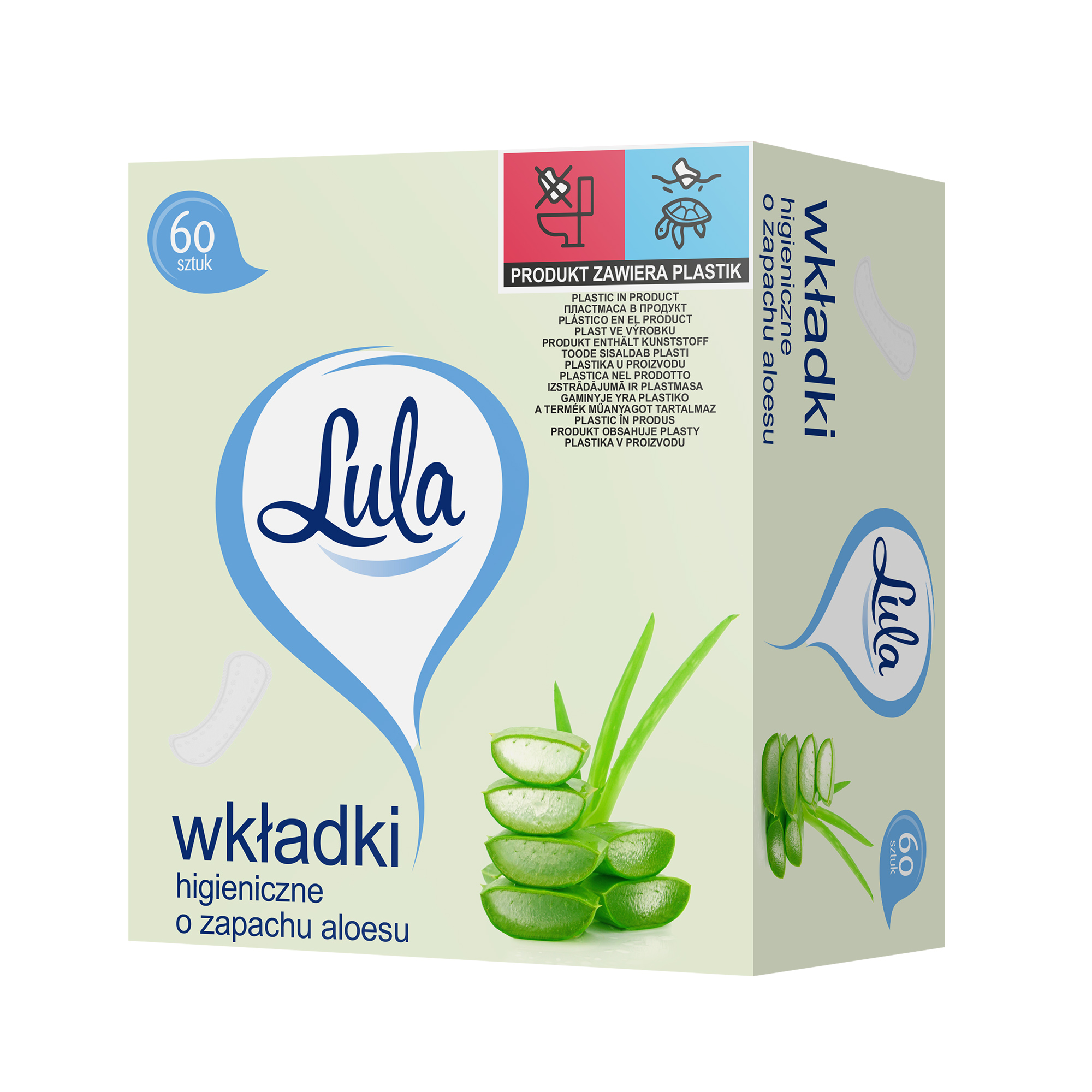 

Lula Wkładki Higieniczne 60 szt. aloesowe