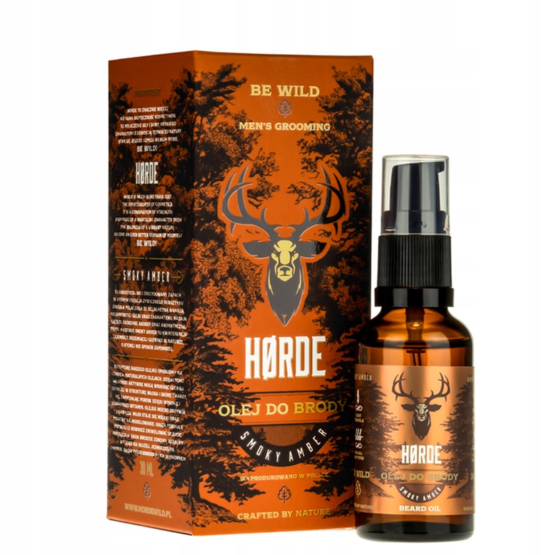Horde Jantarový olej na vousy Smoky Amber 30 ml