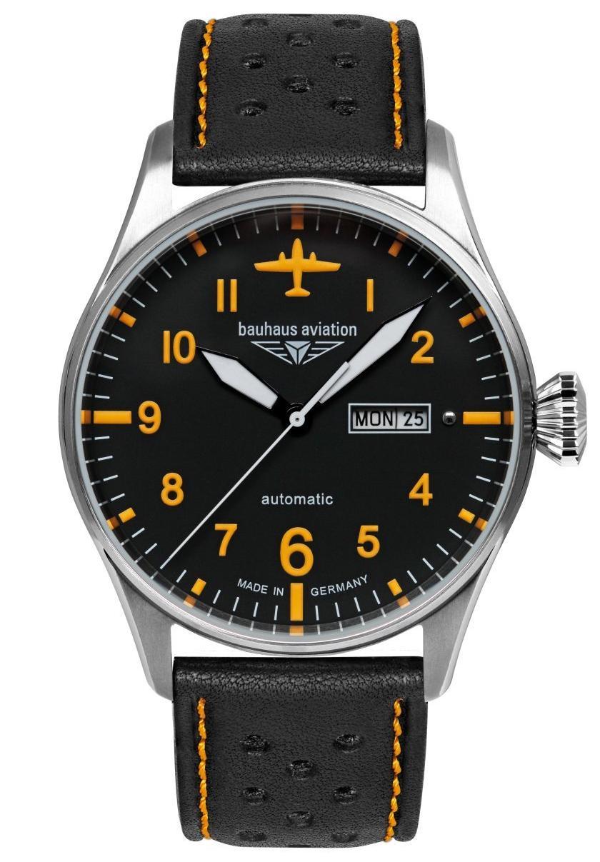 Skupina Zeppelin Nové Originální Pánské Hodinky Bauhaus 2766-5 AviationTornado