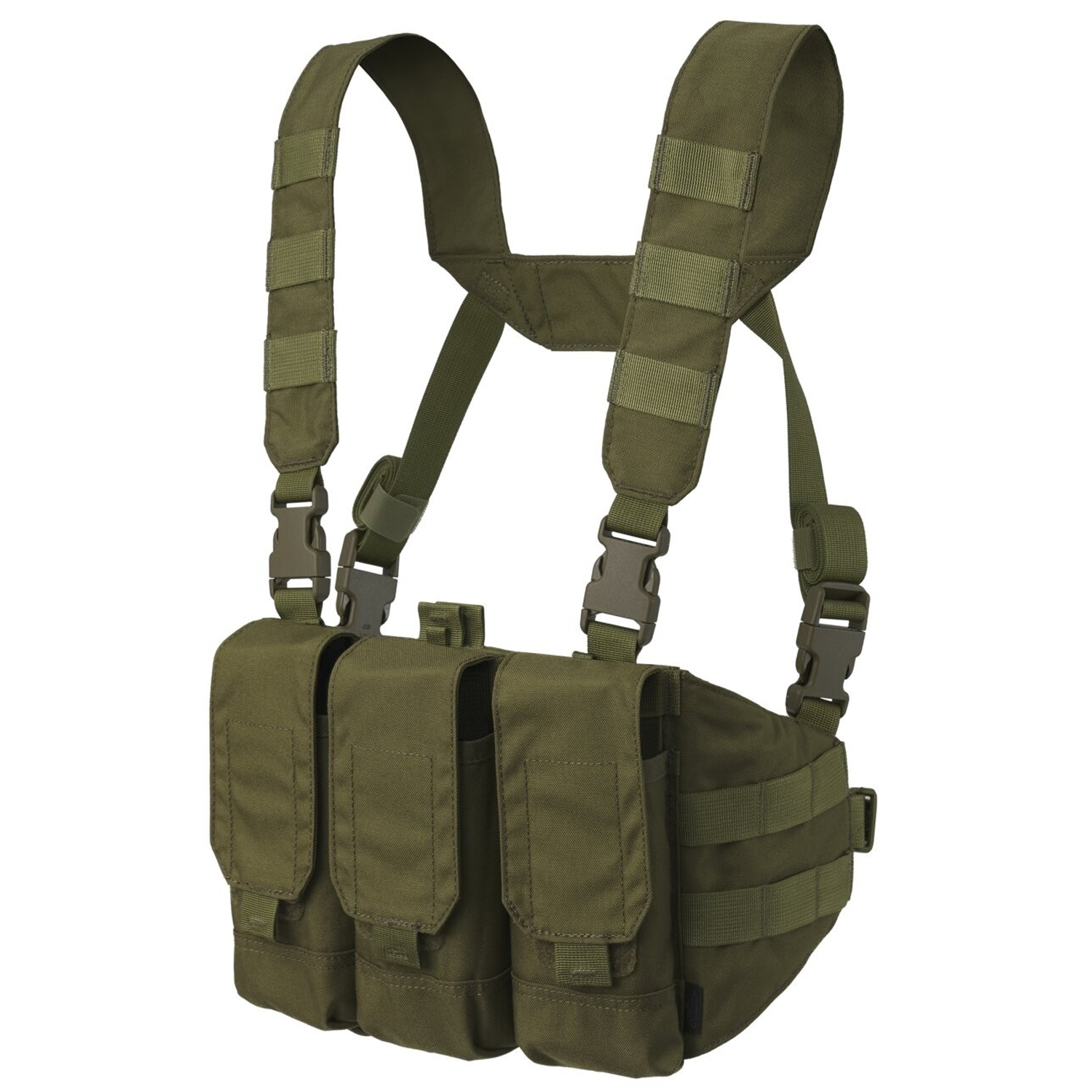 Vojenská Taktická Vesta Helikon Chicom Chest Rig Olivově Zelená