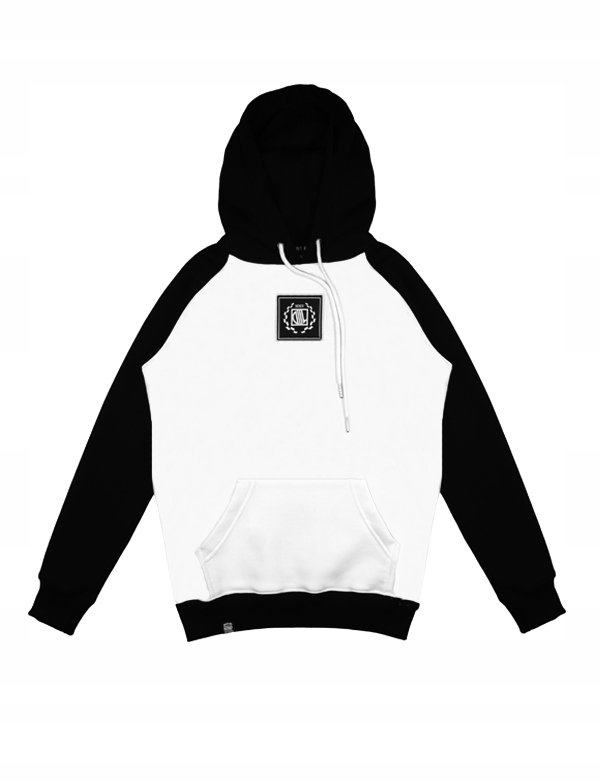 Mikina DIIL Gang Hoodie Emblemat White vel M