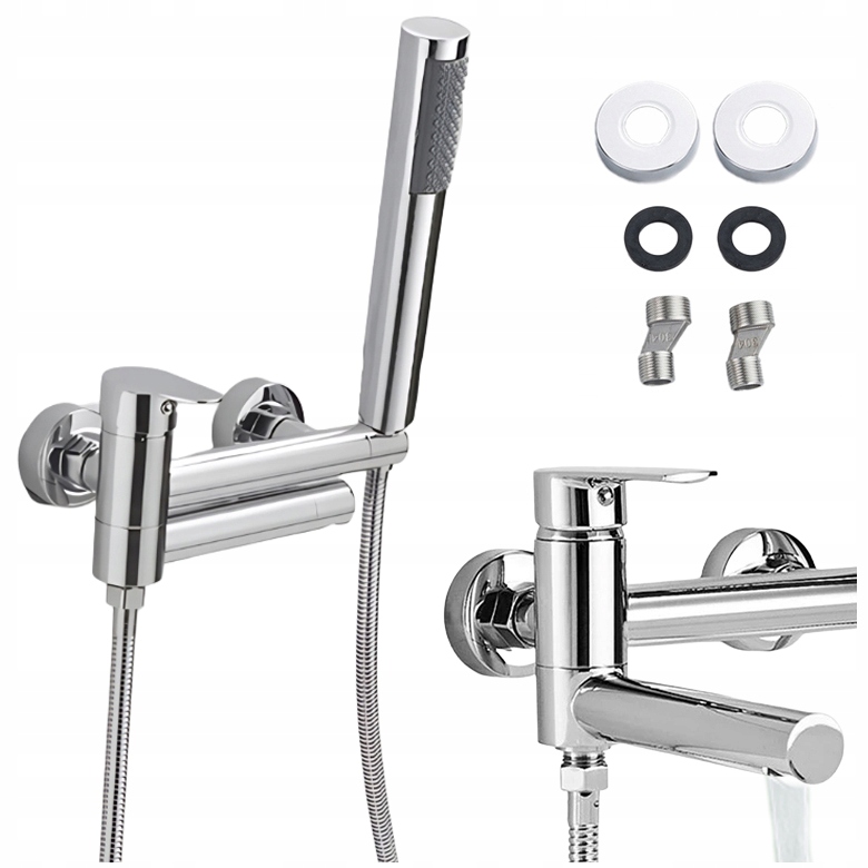 Sprchová Baterie Otočná Chrom Do Koupelny Univerzální