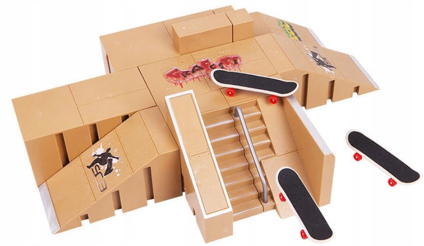 

Zestaw Fingerboard Rampa Skatepark 3 Deskorolki