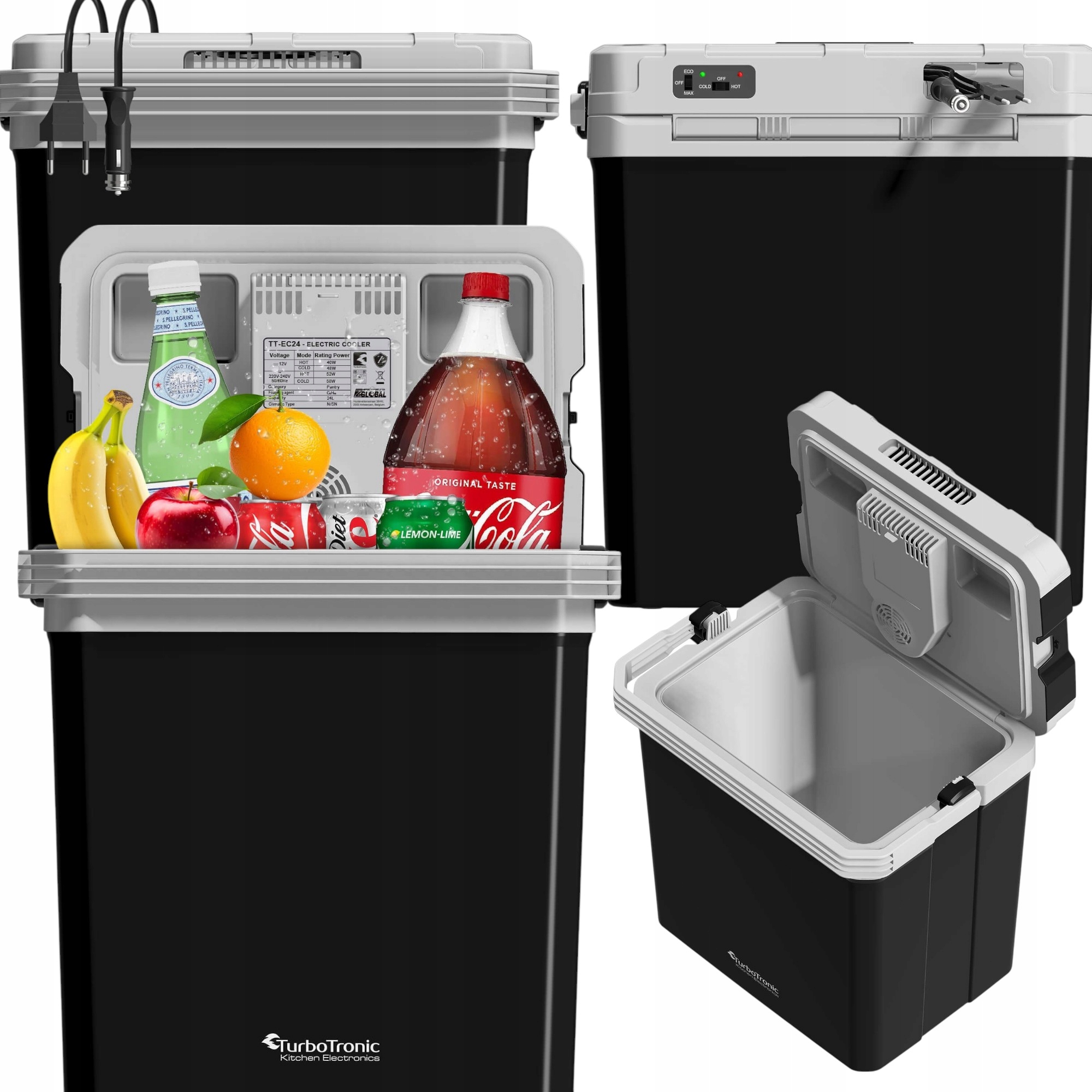 Przenośna Lodówka Turystyczna Do Auta Chłodzenie/grzanie 30L 12V/220-230V