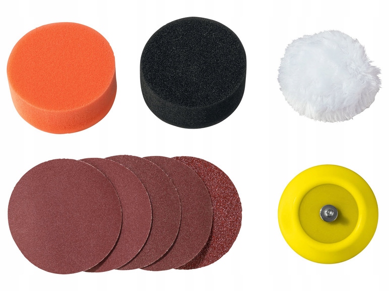 PARKSIDE Polerka akumulatorowa PAAP 12 C3 12 V System mocowania materiału ściernego mocowanie na rzepy