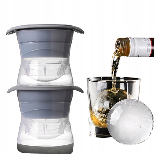 

Foremka Forma Silikonowa do Lodu Kula XL 2 szt