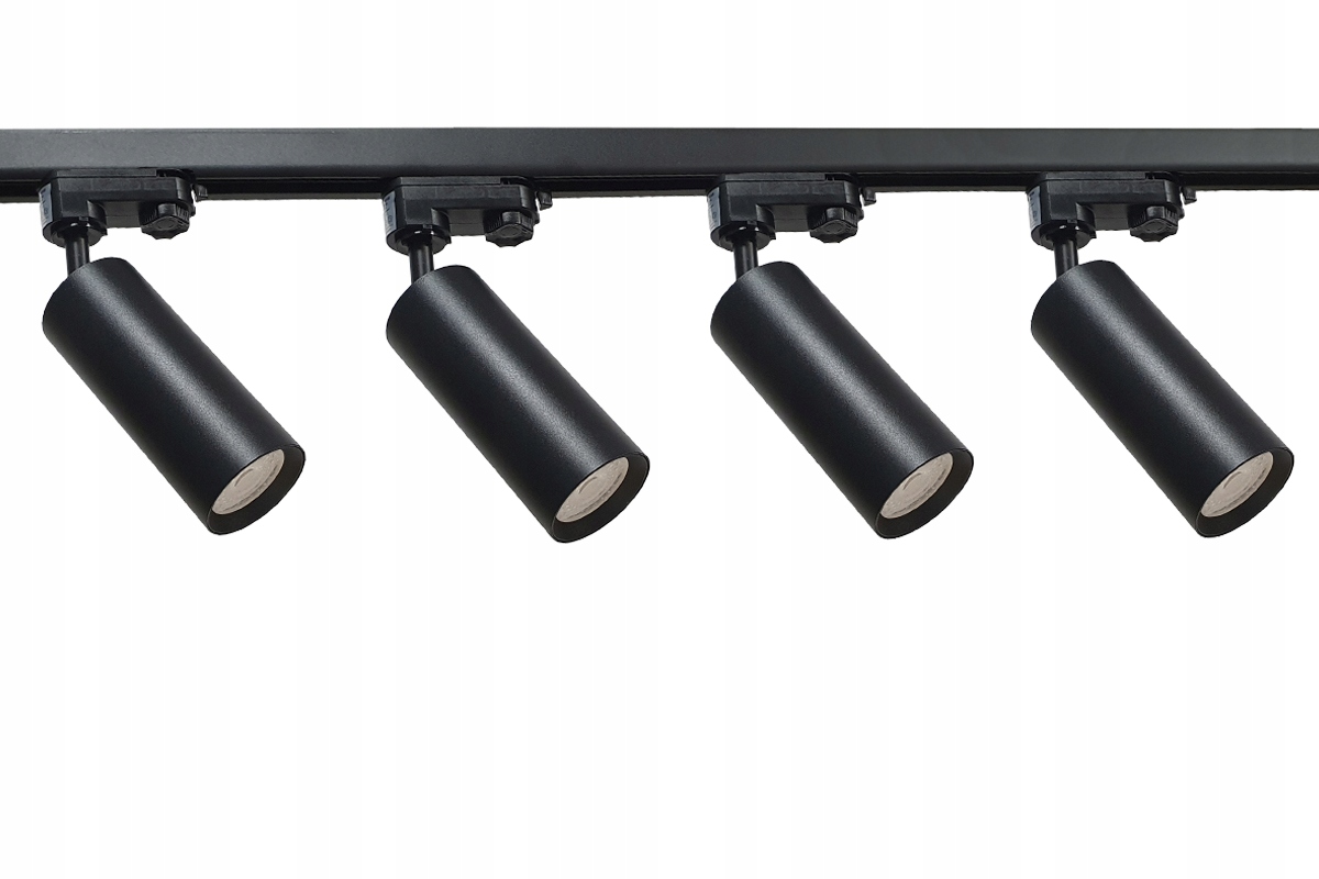 Szyna oświetleniowa 2m z czterema reflektorami GU10 3 fazy do domu biura