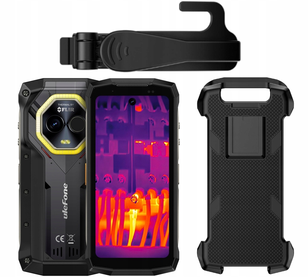 Pancerny Smartfon Ulefone Armor Mini 20T Pro 8GB/256GB Termowizja Uchwyt