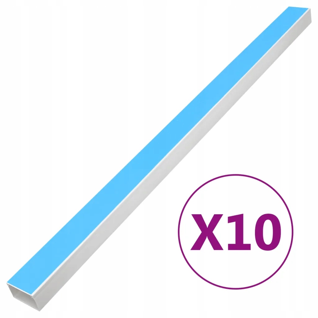 Osłonka na kable PVC samoprzylepna biała 150x50mm 1m