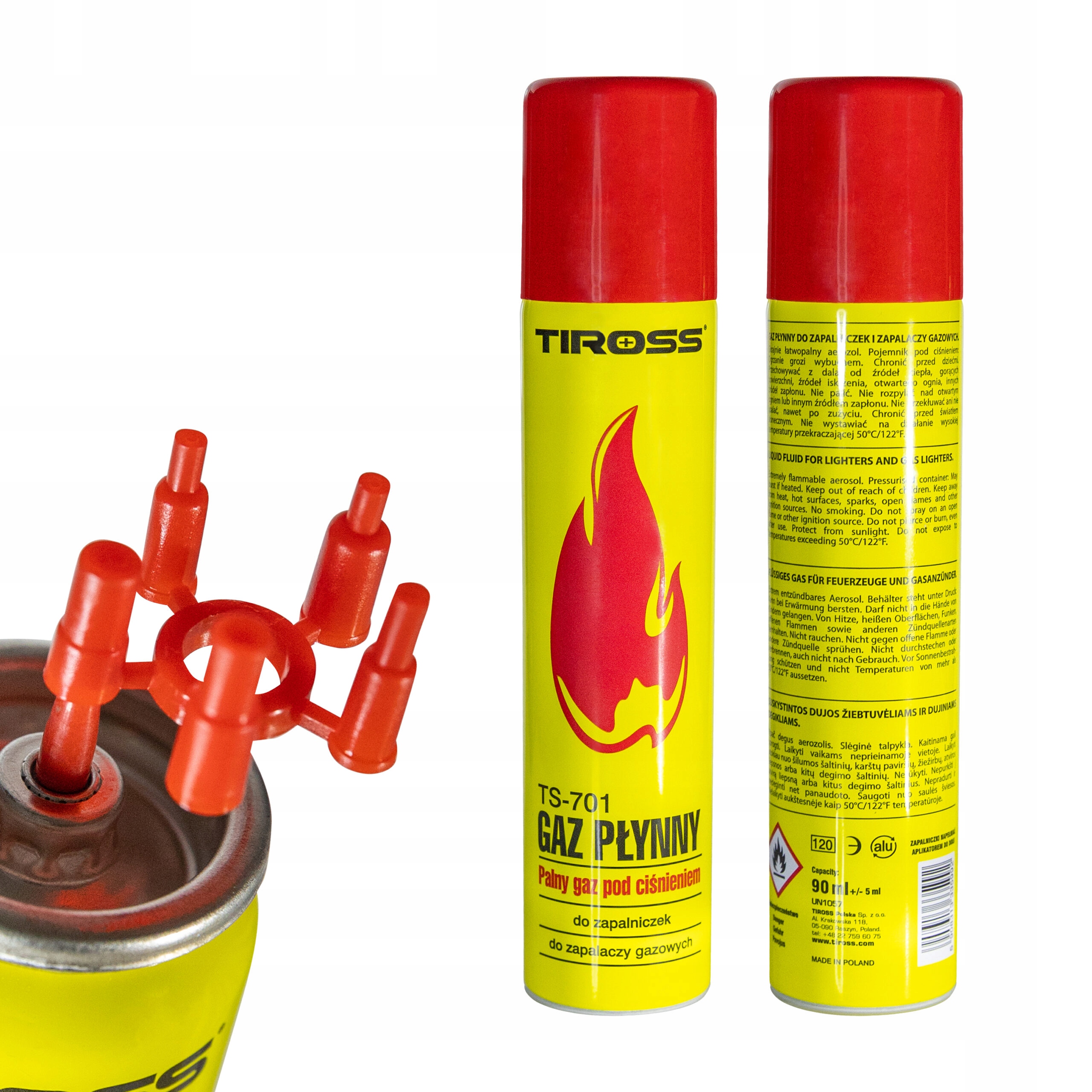 

Gaz Do Zapalniczki Tiross Uniwersalny 90 ML