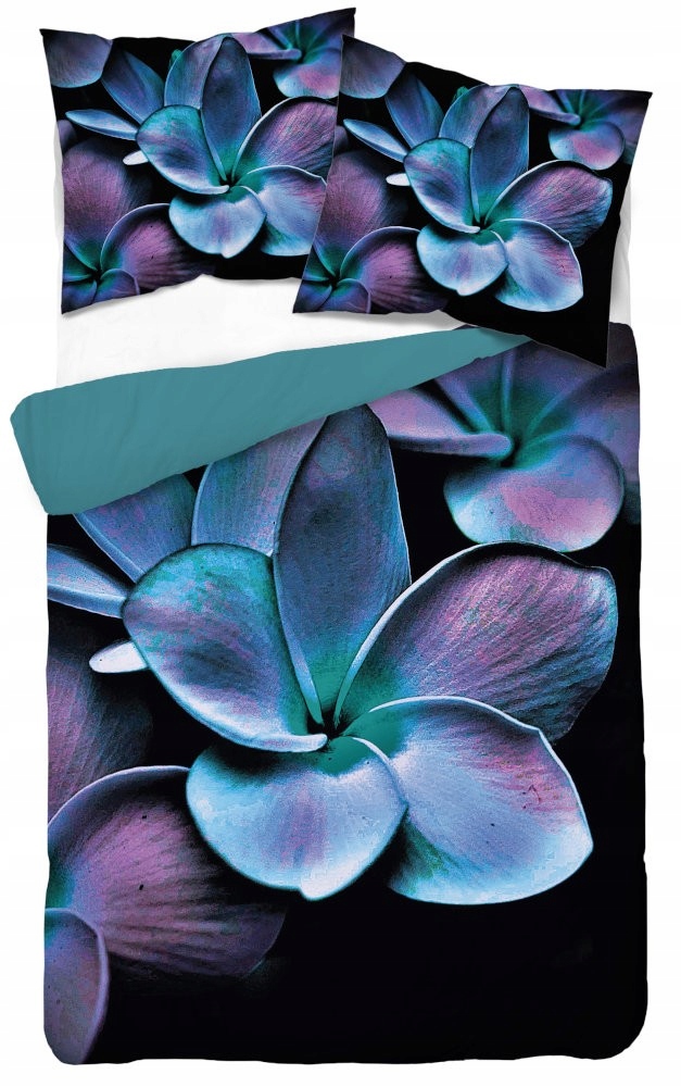 

Komplet pościeli 3D satyna mikro 160x200 cm Kwiat