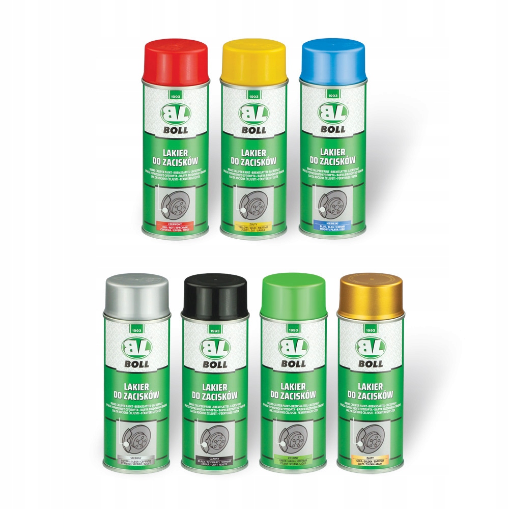 BOLL FARBA LAKIER DO ZACISKÓW HAMULCOWYCH Srebrny Rodzaj inny