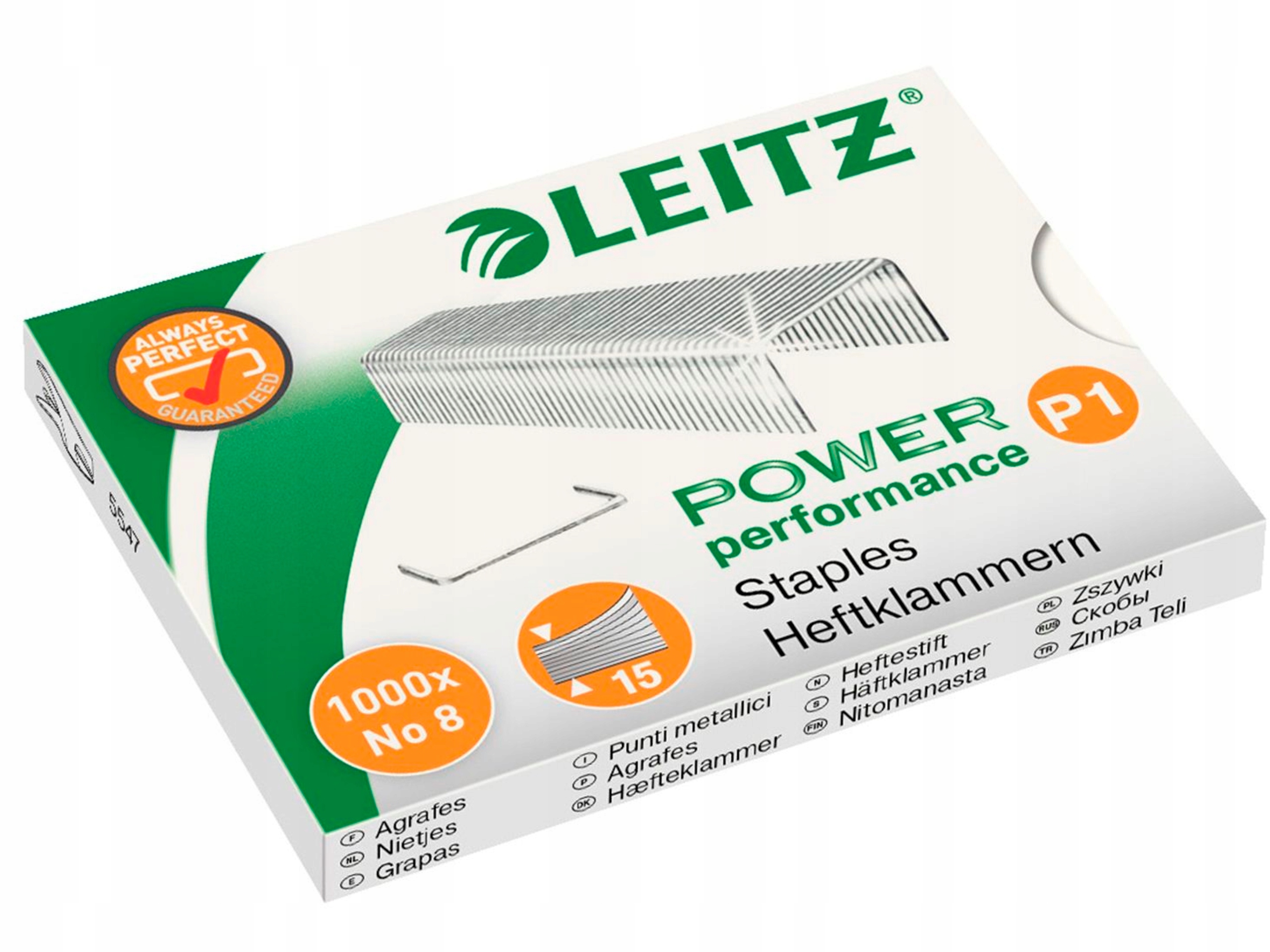 

Zszywki Leitz nr 8 Power Performance P1 1000