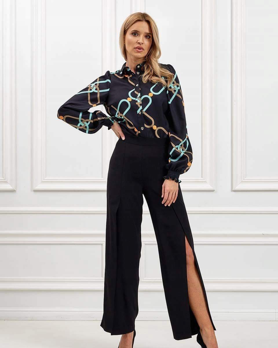 Kalhoty Lalous Barva Černá vel. M