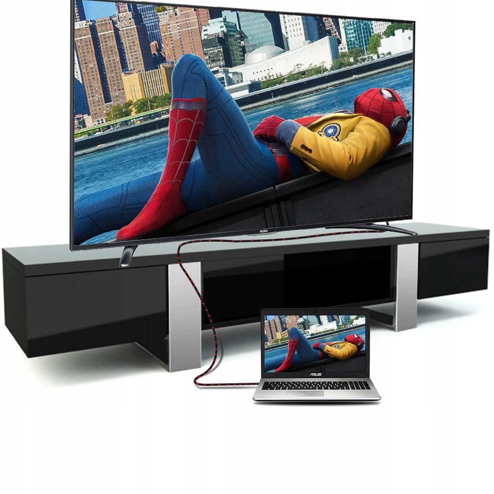 KABEL HDMI FULL HD UHD 4K 3D PRZEWÓD HIGH SPEED 3 METRY Model 4k
