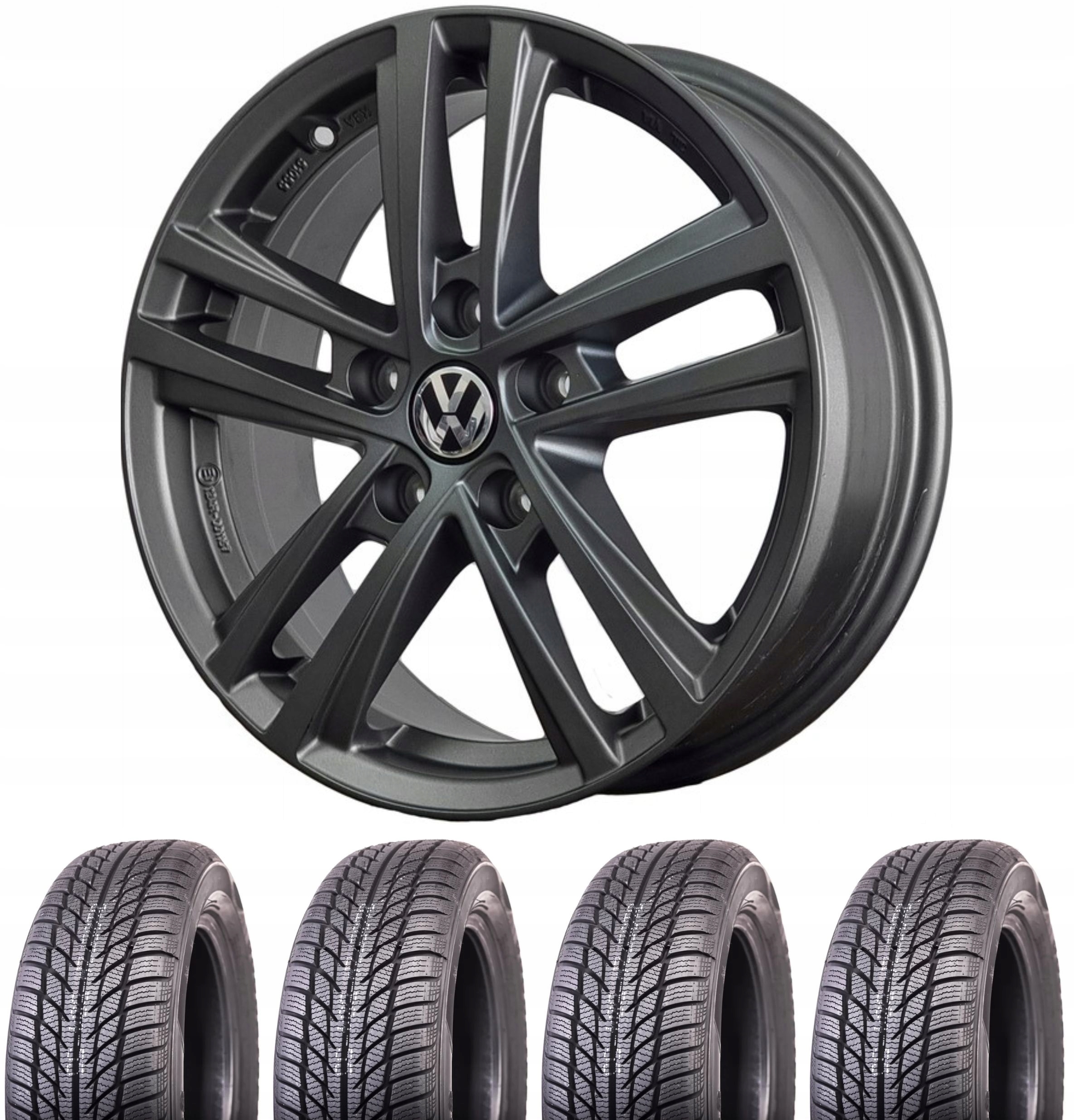 Grafit Kolesá 16" Vw T-Roc Taos Audi Q2 Goodride SW608 205/60R16 2025