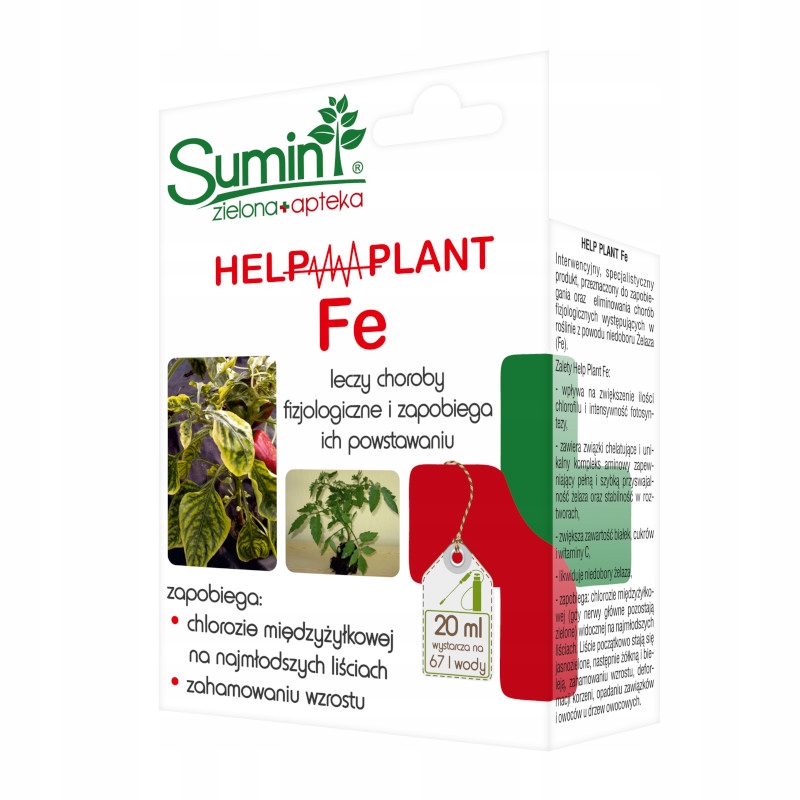 

Sumin Help Plant Fe 20ml na niedobór Żelaza