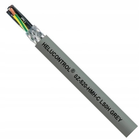 Kabel sterowniczy OZ-520-HMH-C Lsoh 2x1mm2 ekranowany linka B2ca 100m