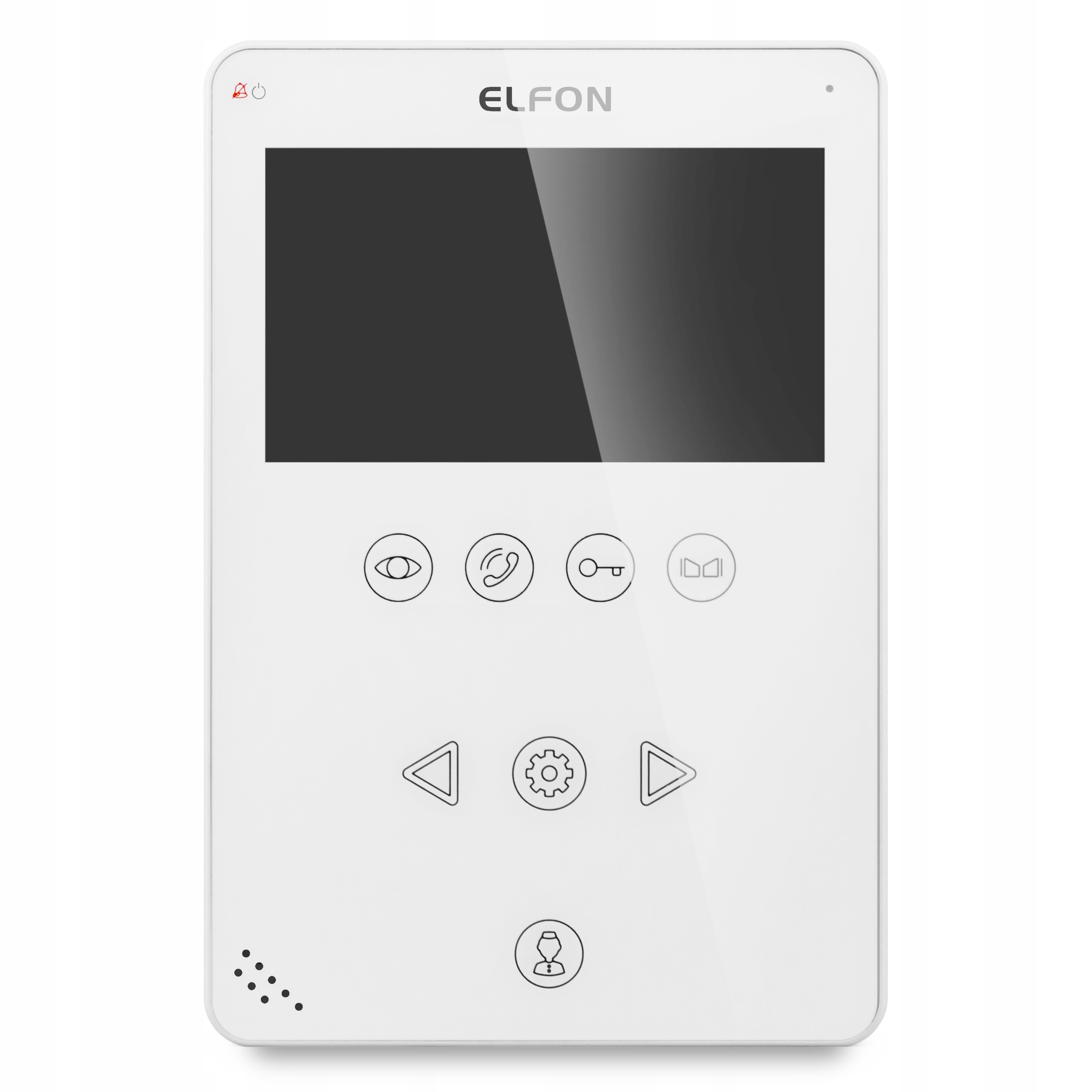 Monitor głośnomowiący bezsłuchawkowy Elfon Optima OP-VM5 biały