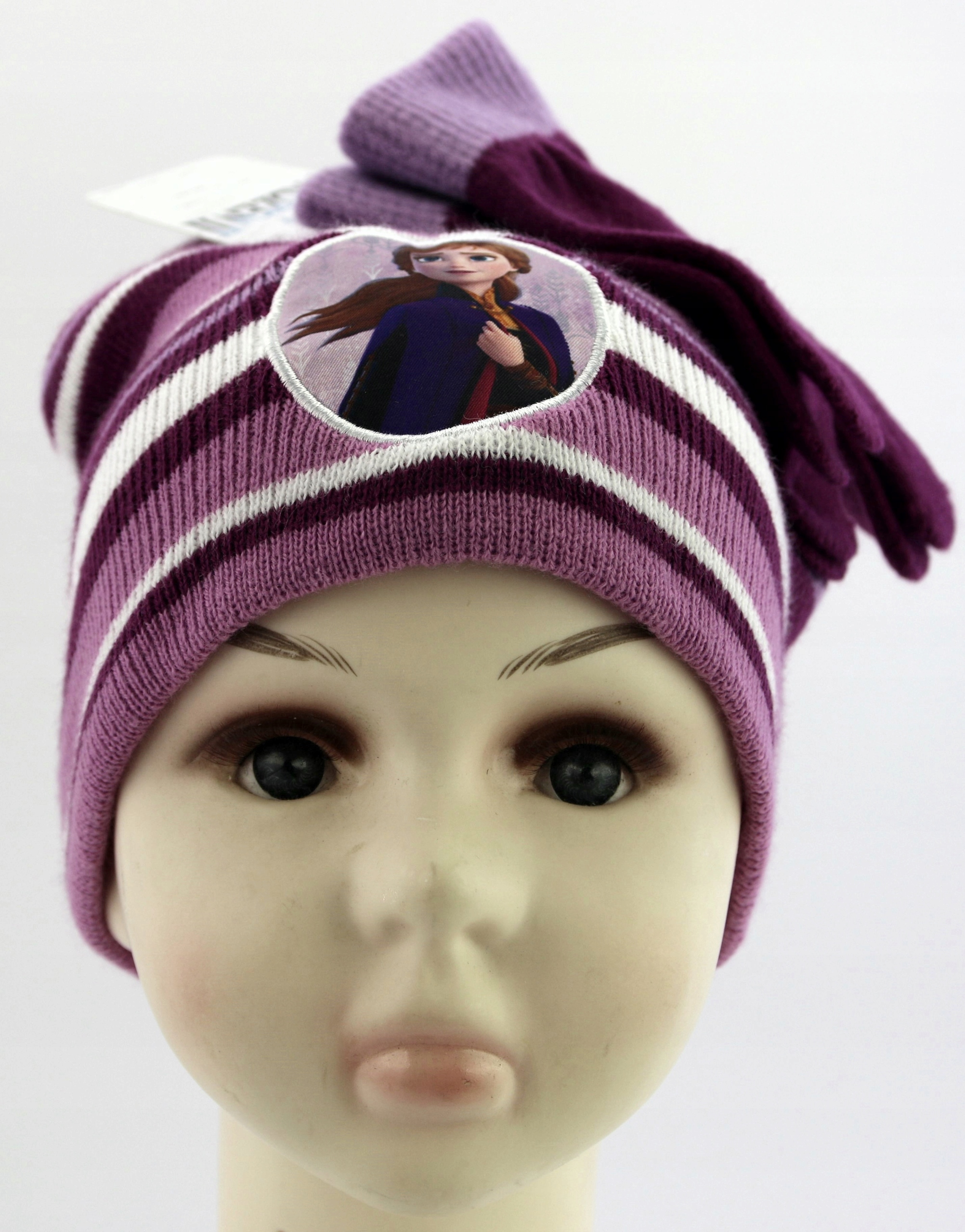 Frozen Kraina Lodu Zestaw Czapka Zimowa Rękawiczki Marka Disney