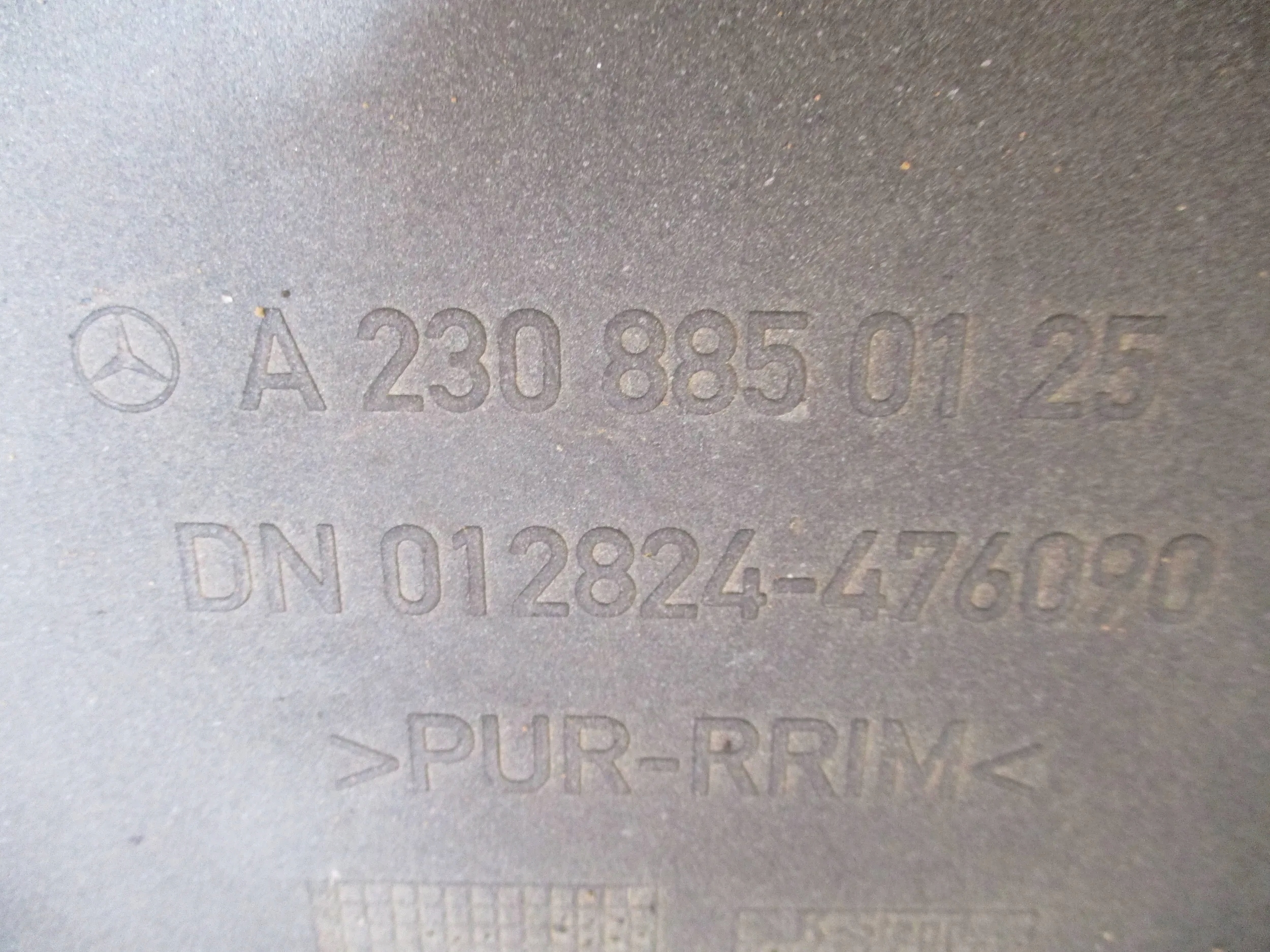 bumper rear part rear MERCEDES SL W230
