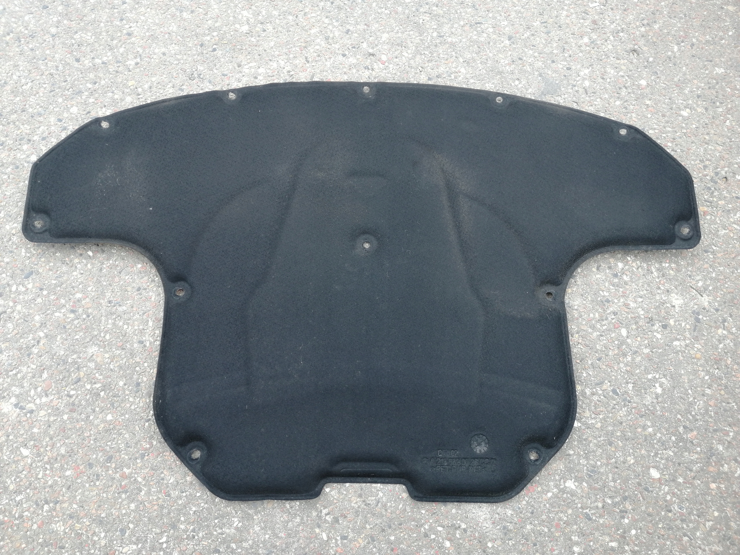 Insonorisation du capot MERCEDES W213 Original 2136820026 BDB!!