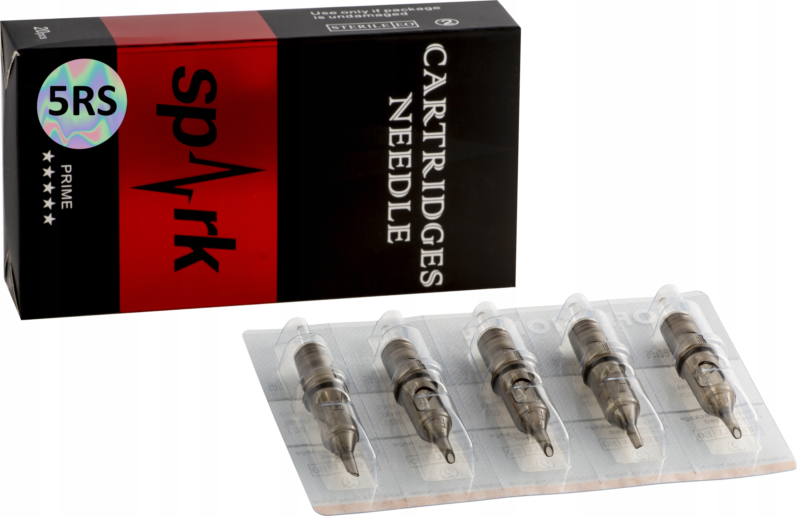 5x5RS, GREY SPARK CARTRIDGE - Igły do Tatuażu