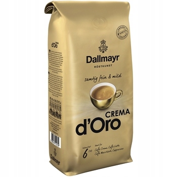 1x 1kg Dallmayr Crema d'Oro Kawa ziarnista