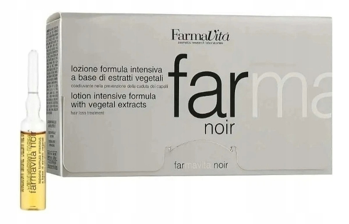 Farmavita Far Noir Lotion kúra pro vypadávající vlasy 12x8 ml