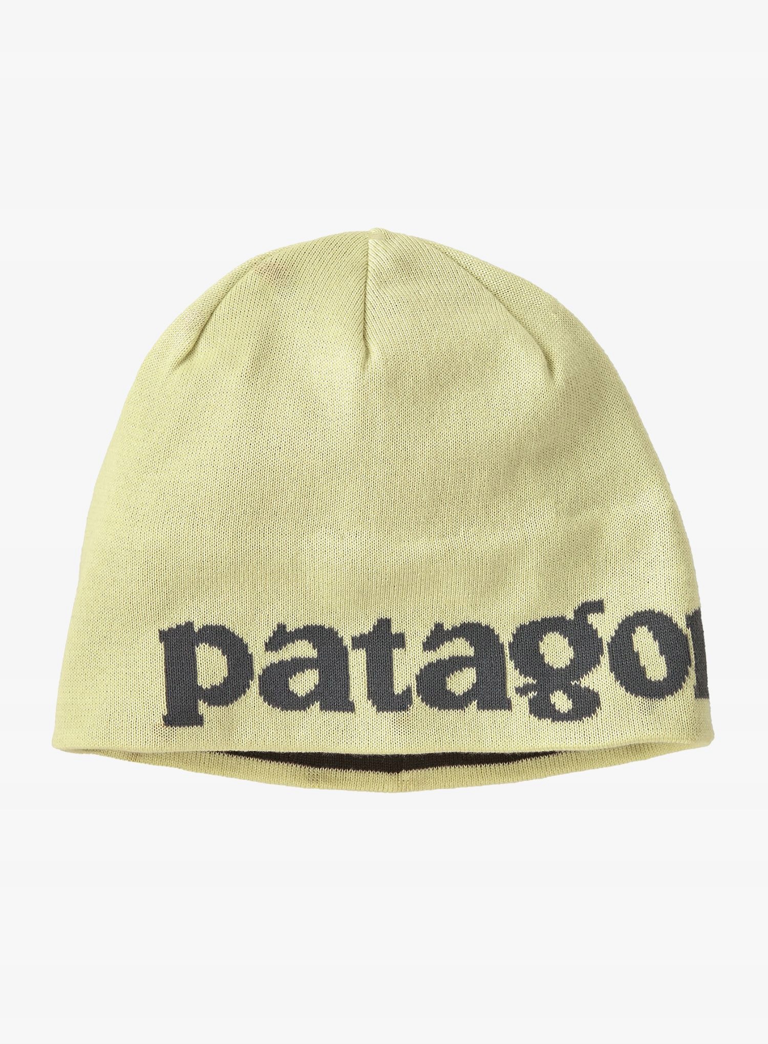 Čepice Patagonia Beanie Hat – logo belwe/vellum green