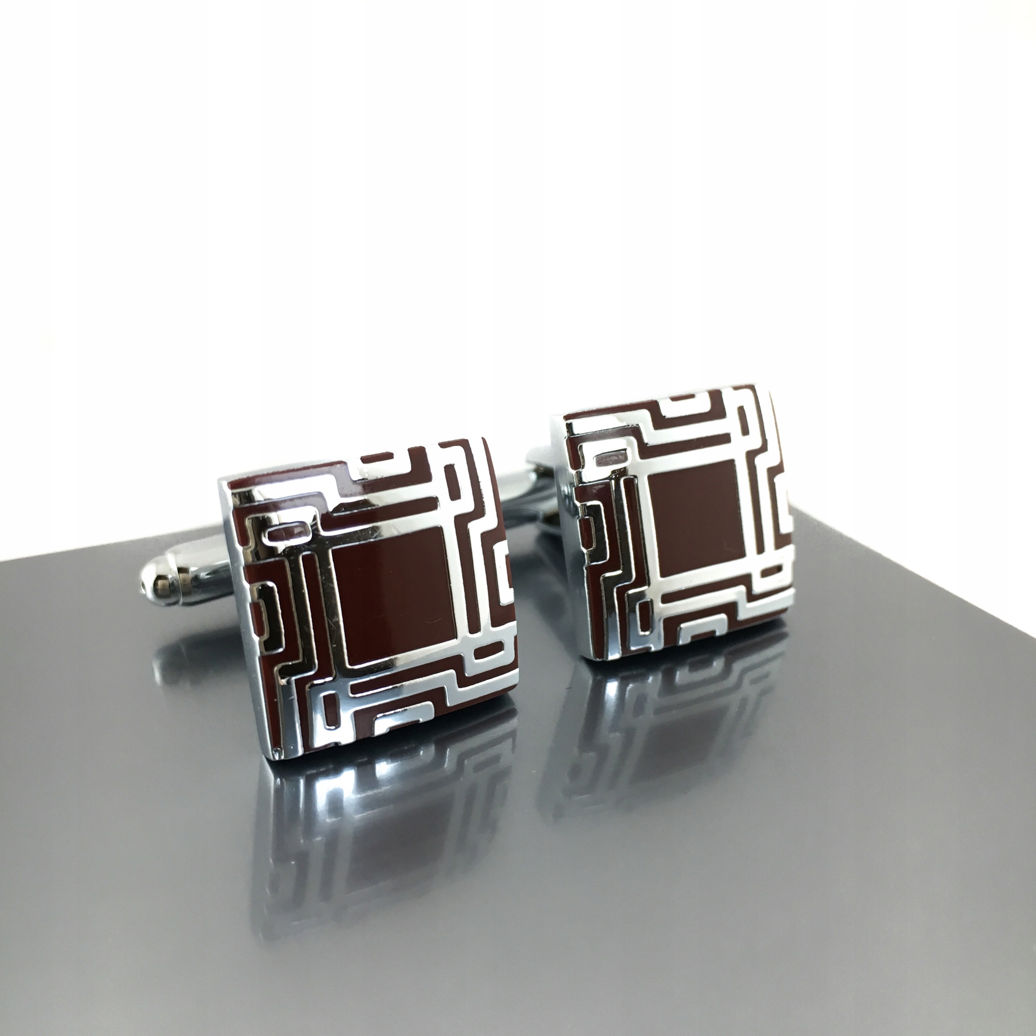 Spinki mankietowe Greckie do koszuli do mankietu Marka Inna marka