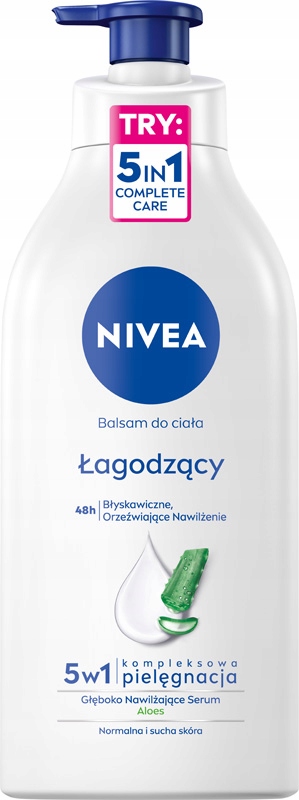 

Nivea Łagodzący balsam do ciała z aloesem 625ml