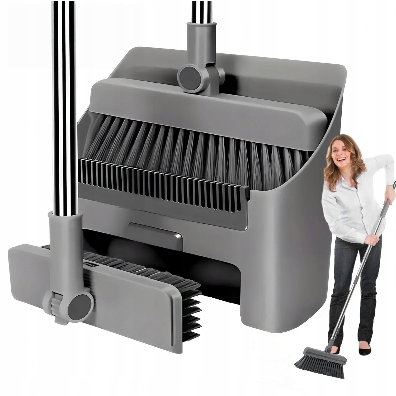 Levně Sada Na Úklid Zametání Lnu, Čisticí Metla S Lopatkou