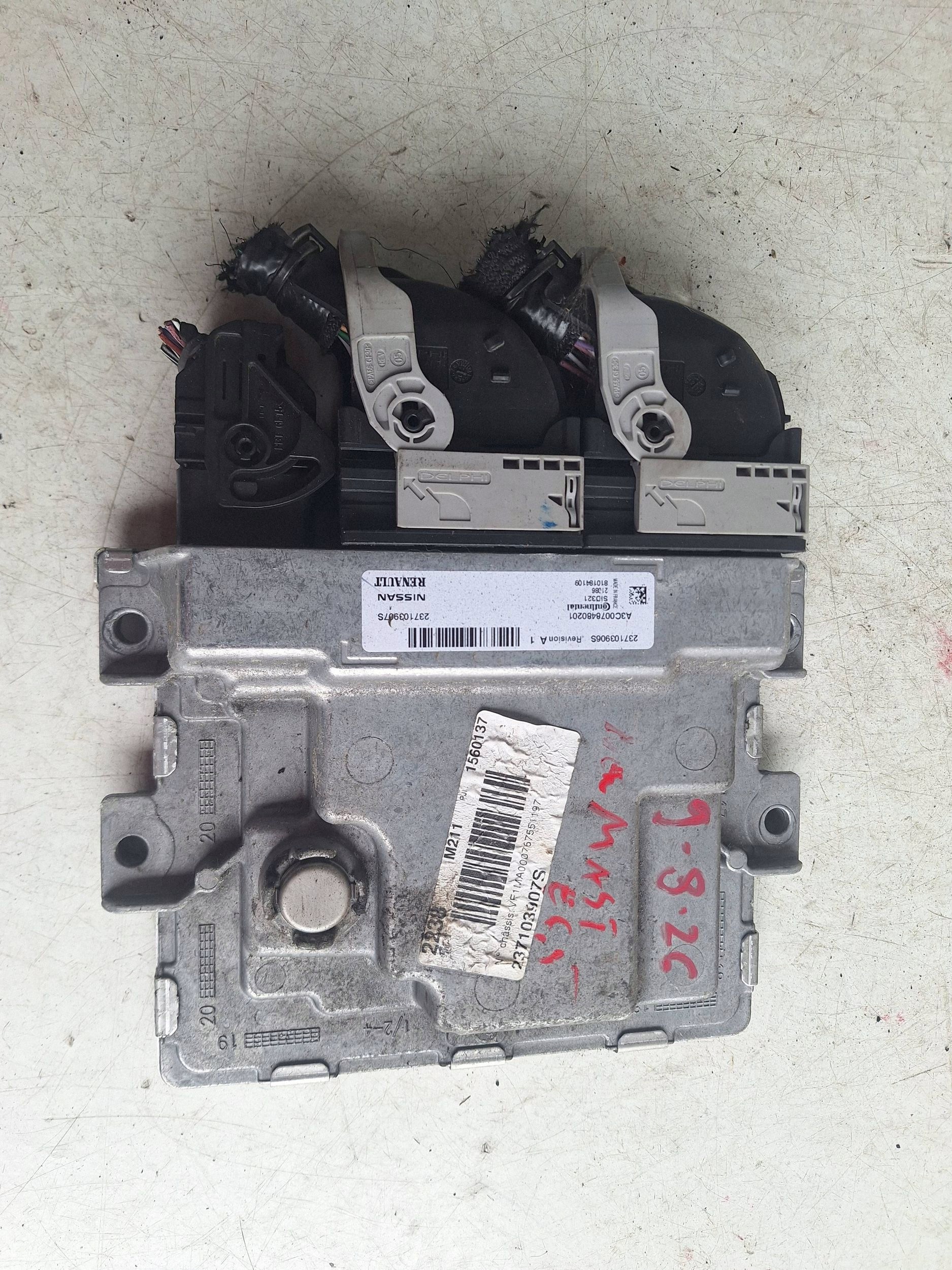 RENAULT KO PUTER control unit of the engine 237103906S CONTINENTAL 810184109