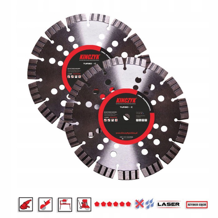 

Tarcza diamentowa Kinczyk Turbo C 350 mm